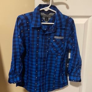 2 for $10! NWT Toddler Boys Tommy Hilfiger Button Down Shirt